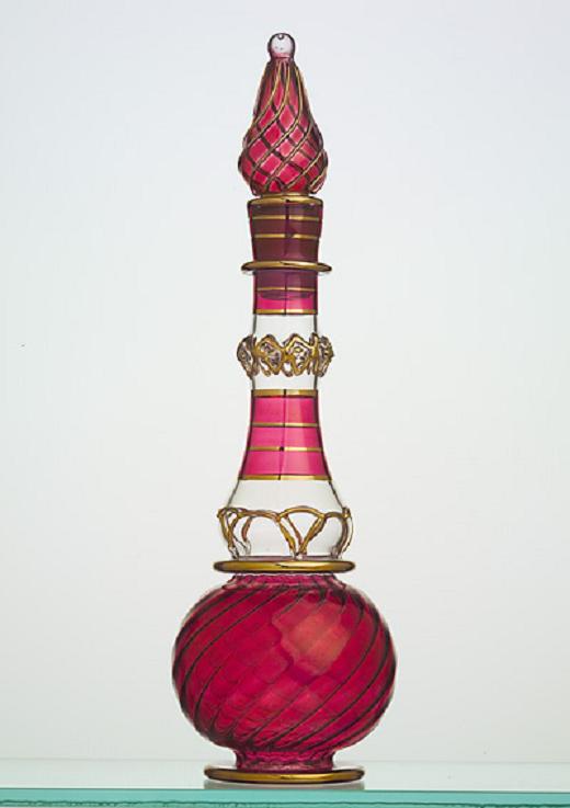 Blown Glass Genie Bottle